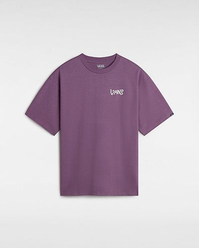 Camiseta De Corte Holgado V Hand (grape Jam) Hombre , Talla L - Vans - Modalova