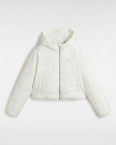 Mte Foundry Crop Puff Hood Jacket (marshmallow) Women , Size L - Vans - Modalova