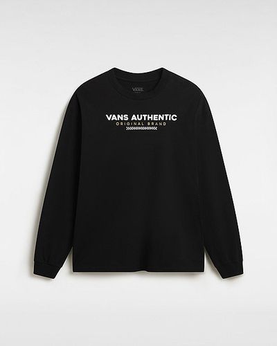 Camiseta De Manga Larga Y Corte Holgado Sport De (black) Hombre , Talla L - Vans - Modalova