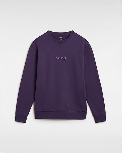 Sudadera De Cuello Redondo Y Corte Holgado Essential (gothic Grape) Hombre , Talla L - Vans - Modalova