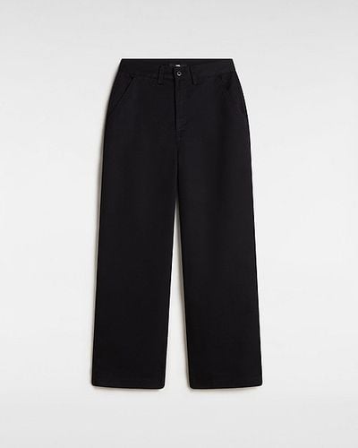 Pantalones Chinos De Pernera Ancha Palmer (black) Mujer , Talla 22 - Vans - Modalova