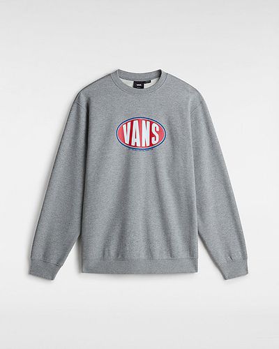 Spray On Loose Crew Sweatshirt (cement Heather) Men , Size L - Vans - Modalova