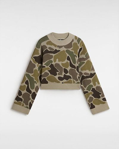 Cammile Camo Pullover Sweater (bungee Cord/tur) Women , Size L - Vans - Modalova