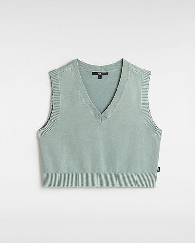 Syd Sweater Vest (gray Mist) Women , Size L - Vans - Modalova