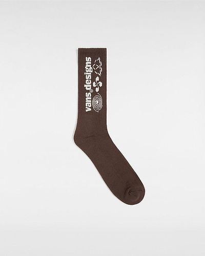 Pursuit Crew Socks (1 Pair) (turkish Coffee) Men , Size 5.5-8 - Vans - Modalova