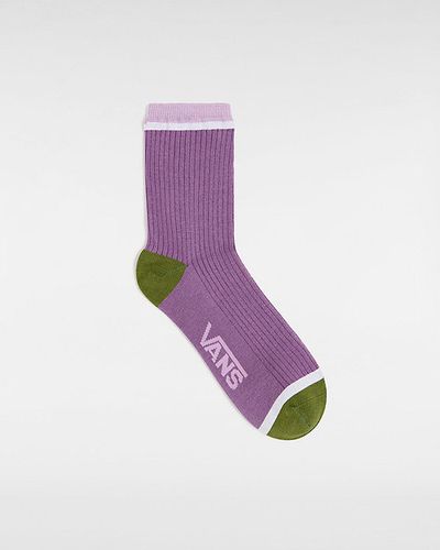 Miles Half Crew Socks (1 Pair) (grape Jam) Women , Size 4-7.5 - Vans - Modalova