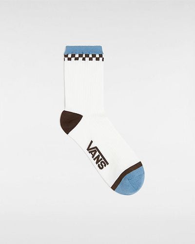 Miles Half Crew Socks (1 Pair) (marshmallow/blu) Women , Size 4-7.5 - Vans - Modalova