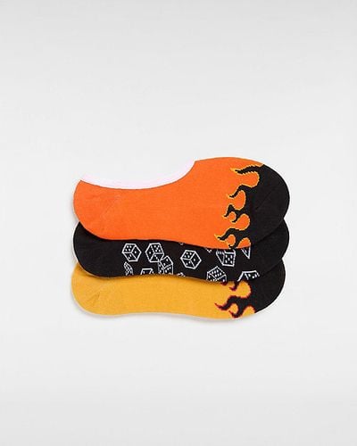 Retro Hook And Loop Canoodle Socks (3 Pairs) (carnelian) Women , Size 4-7.5 - Vans - Modalova