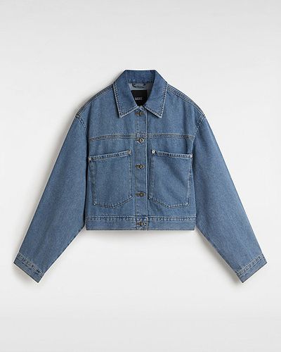 Raynes Denim Crop Jacket (stnwsh) Women , Size L - Vans - Modalova