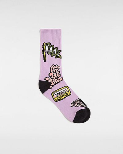 Faster Crew Socks (1 Pair) (lavender Mist) Youth , Size 13.5-5 - Vans - Modalova