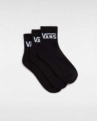 Calcetines De Media Caña Classic (3 Par) (black) Youth , Talla 31.5-38 - Vans - Modalova