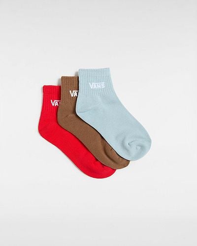 Kids Classic Half Crew Socks (3 Pairs) (racing ) Youth , Size 13.5-5 - Vans - Modalova