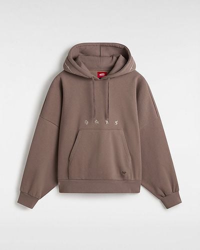 Skate Wire Loose Pullover Hoodie (deep Taupe) Women , Size L - Vans - Modalova