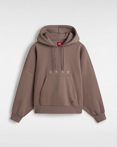 Sudadera Con Capucha De Corte Holgado Skate Wire (deep Taupe) Mujer , Talla L - Vans - Modalova