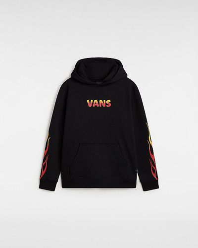 Sudadera Con Capucha Flame De Niños (8-14 Años) (black) Boys , Talla L - Vans - Modalova