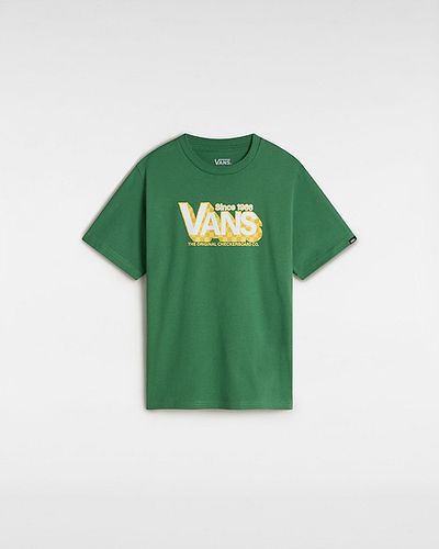 Camiseta Checker Drop De Niños (8-14 Años) (fairway) Boys , Talla L - Vans - Modalova