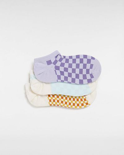 Checkerboard Kick Socks (3 Pair) ( Haze) Women , Size 4-7.5 - Vans - Modalova