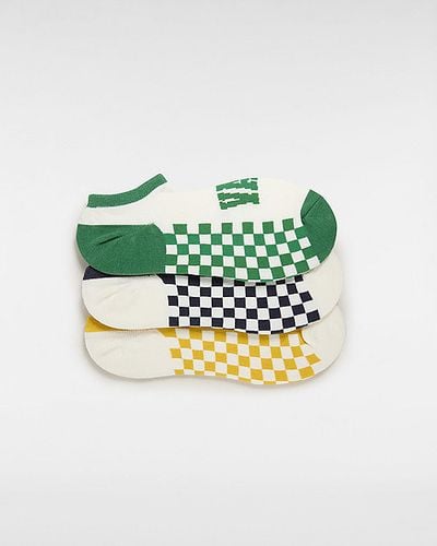 Checkerboard Canoodle Socks (3 Pairs) (fairway) Women , Size 4-7.5 - Vans - Modalova