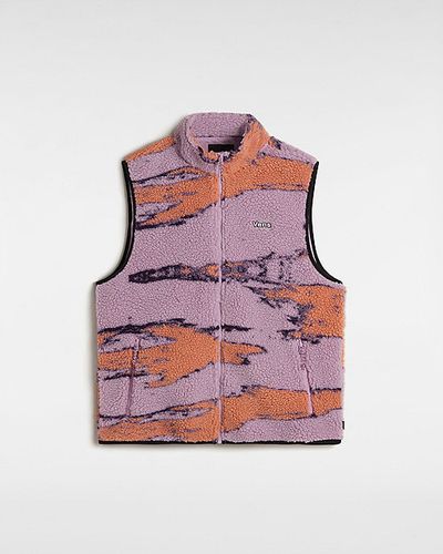 Slip Stream Sherpa Vest (lavender Mist) Unisex , Size L - Vans - Modalova