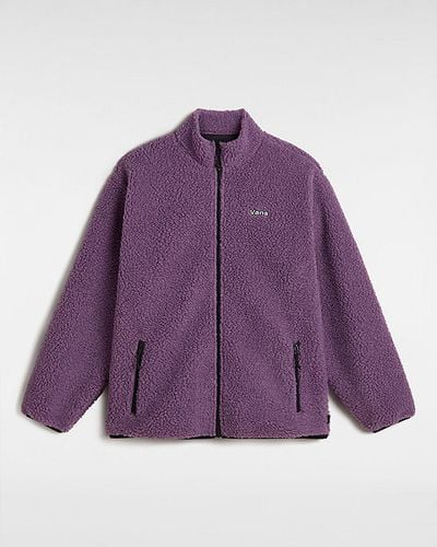 Chaqueta Sherpa Con Cremallera Integral Jazzy (grape Jam) Unisex , Talla L - Vans - Modalova