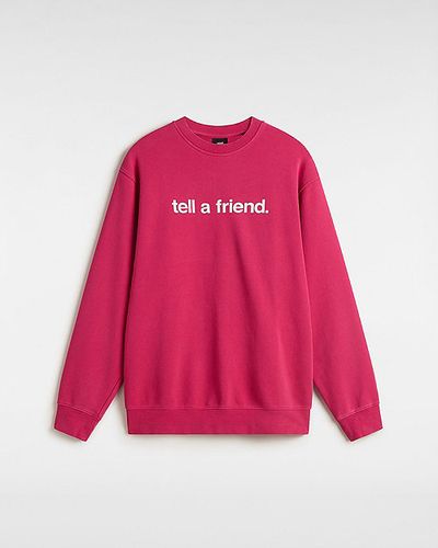 Tell A Friend Crew Sweatshirt (cherries Jubile) Unisex , Size L - Vans - Modalova