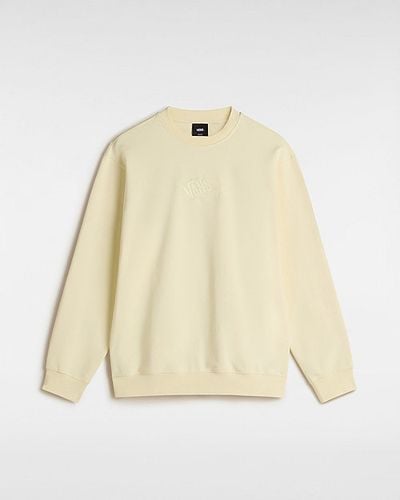 Blocked Box Crew Sweatshirt (lemon Icing) Men , Size L - Vans - Modalova