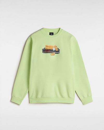 Times Up Crew Sweatshirt (shadow Lime) Men , Size L - Vans - Modalova