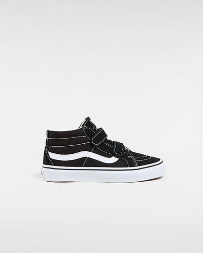 Zapatillas De Niños Con Cierre Adherente Sk8-mid Reissue (8-14+ Años) (black/true Whit) Youth , Talla 35 - Vans - Modalova