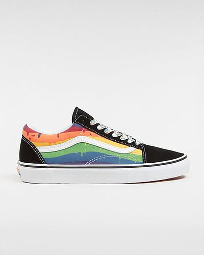 Rainbow Drip Old Skool Shoes ((rainbow Drip) Black/multi/true White) Unisex , Size 2.5 - Vans - Modalova