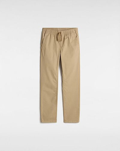 Boys Range Elastic Waist Trousers (8-14 Years) (khaki) Boys , Size L - Vans - Modalova