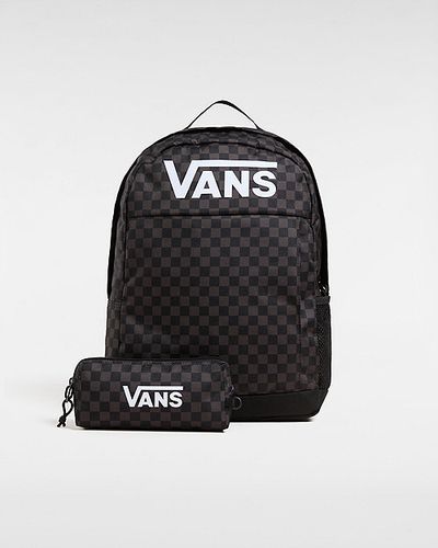 Mochila De Niño Skool De (black/charcoal) Youth , Talla única - Vans - Modalova