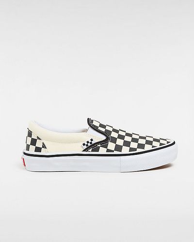 Skate Checkerboard Slip-on Shoes ((checkerboard) Black/off ) Unisex , Size 2.5 - Vans - Modalova