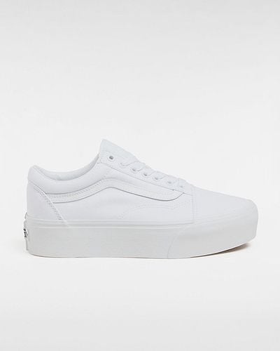 Zapatillas Old Skool Stackform (true White) Mujer , Talla 35 - Vans - Modalova