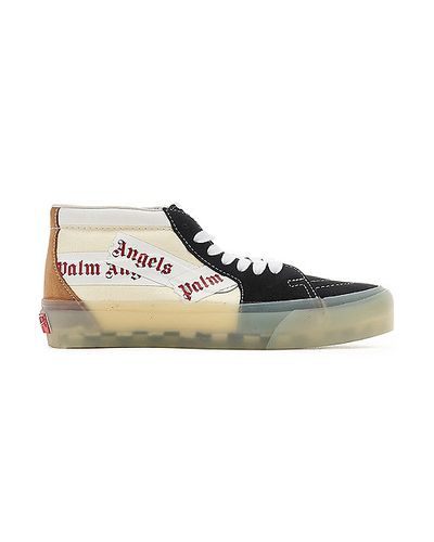 Vault By X Palm Angels Ua Og Sk8-mid Lx Shoes ((palm Angels)blk/chipmunk) Unisex , Size 3 - Vans - Modalova