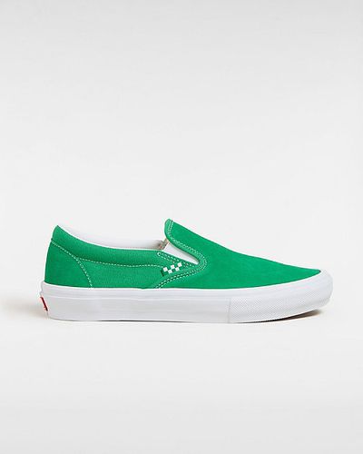 Zapatillas Skate Slip-on (green/white) Unisex , Talla 34.5 - Vans - Modalova