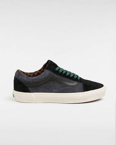 Zapatillas Old Skool De Ante (gray/black) Unisex , Talla 34.5 - Vans - Modalova