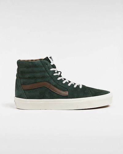 Sk8-hi Pig Suede Shoes (scarab) Unisex , Size 2.5 - Vans - Modalova