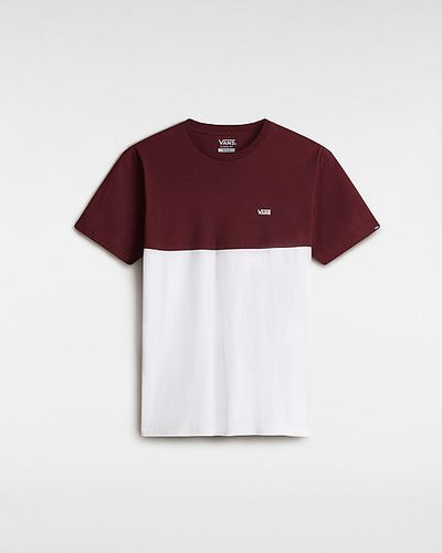 Camiseta Colorblock (white-port Royale) Hombre , Talla L - Vans - Modalova
