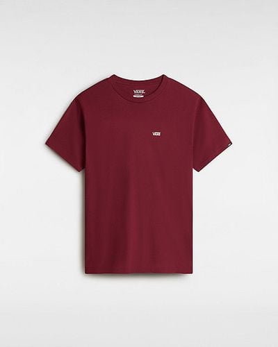 Camiseta Left Chest Logo (burgundy) Unisex , Talla L - Vans - Modalova