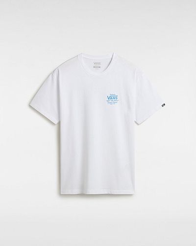 Camiseta Holder St Classic (white-malibu Blue) Hombre , Talla L - Vans - Modalova
