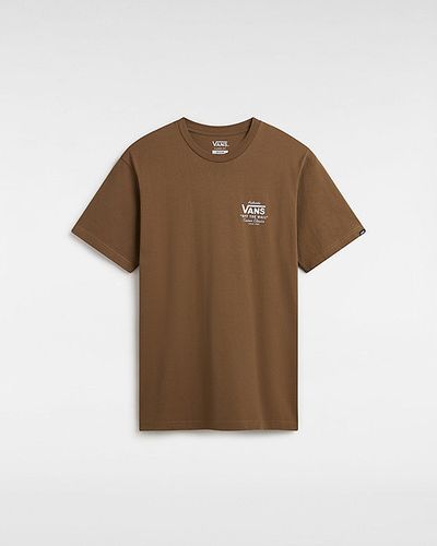 Holder St Classic T-shirt (coffee Liqueur-white) Men , Size L - Vans - Modalova