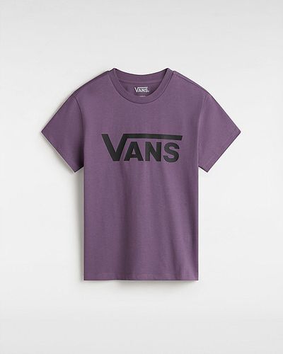 Flying V Crew T-shirt (grape Jam) Women , Size L - Vans - Modalova