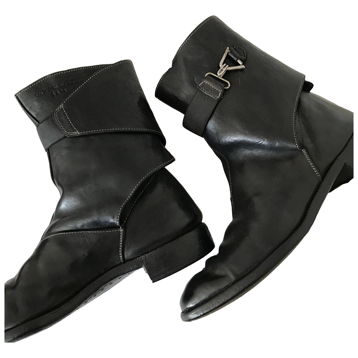 Carol Christian Poell Leather boots - Carol Christian Poell - Modalova