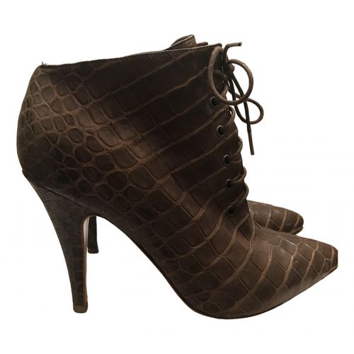 Leather lace up boots - Belle Sigerson Morrison - Modalova