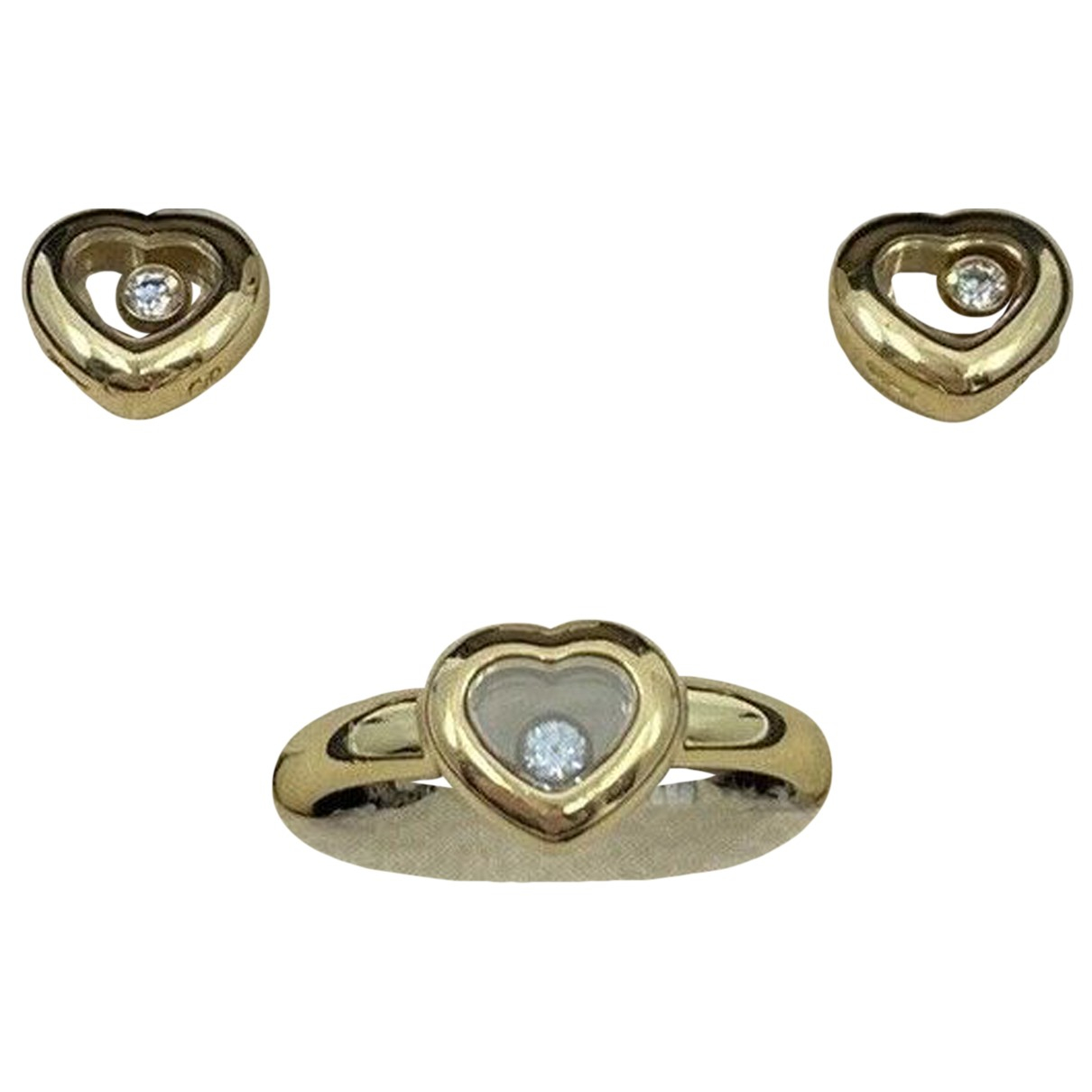 Happy Diamonds yellow gold jewellery set - Chopard - Modalova