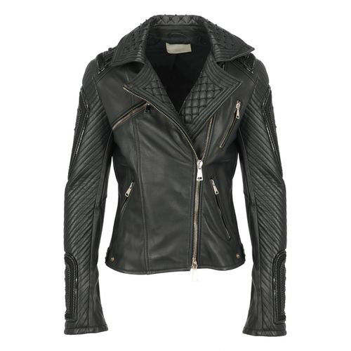 Amen Italy Leather jacket - Amen Italy - Modalova