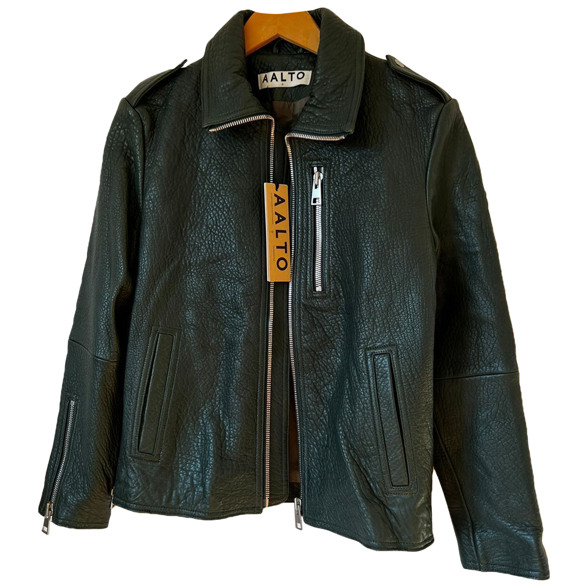 Aalto Leather biker jacket - Aalto - Modalova