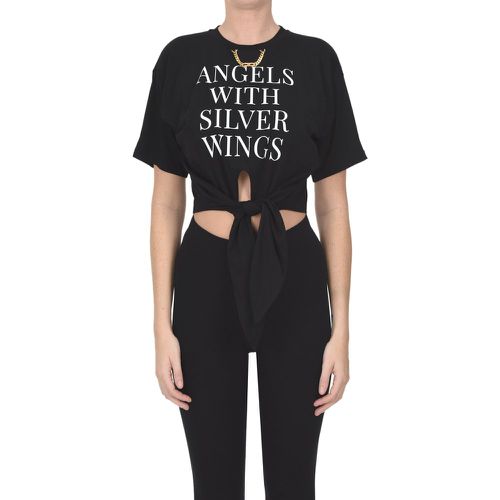 T-shirt cropped - Elisabetta Franchi - Modalova