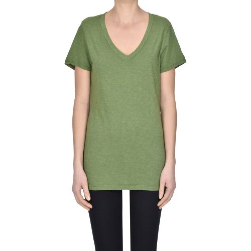T-shirt in cotone fiammato - Velvet - Modalova