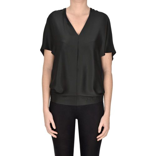 Blusa in satin - Semicouture - Modalova